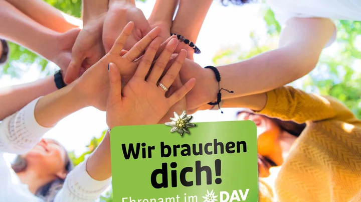Ehrenamt wir suchen dich | © Deutscher Alpenverein
